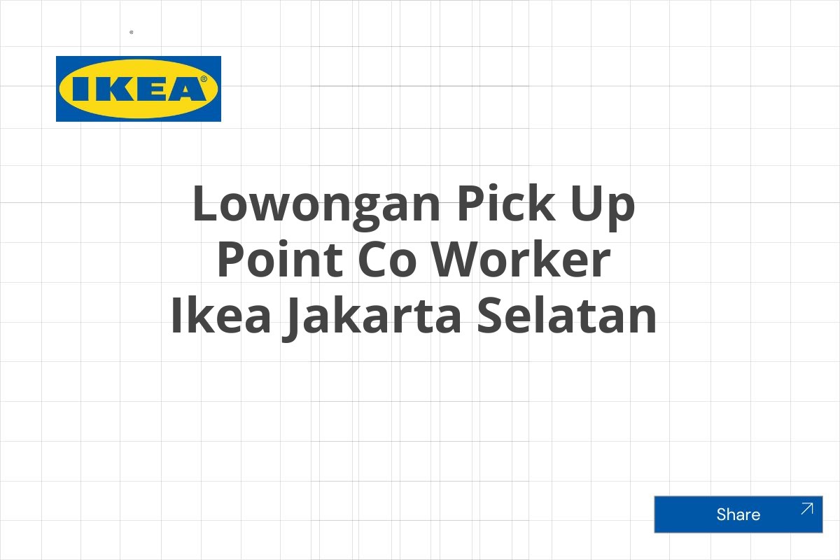 Lowongan Pick Up Point Co Worker Ikea Jakarta Selatan