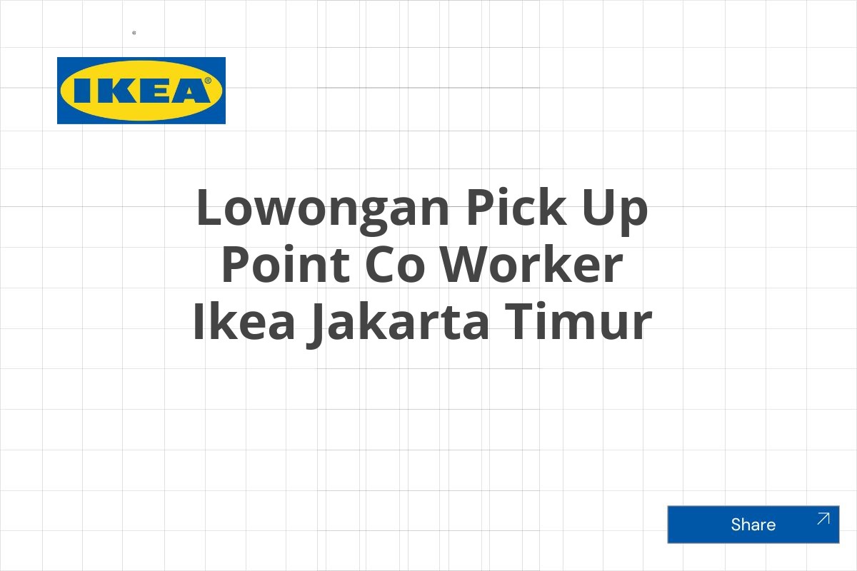 Lowongan Pick Up Point Co Worker Ikea Jakarta Timur